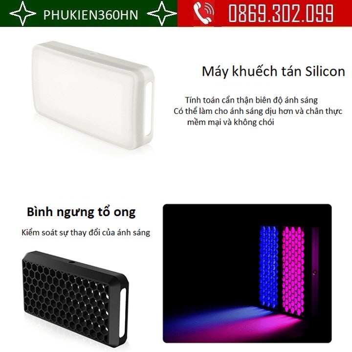 Đèn led video Ulanzi VIJIM VL196 RGB hàng chính hãng.