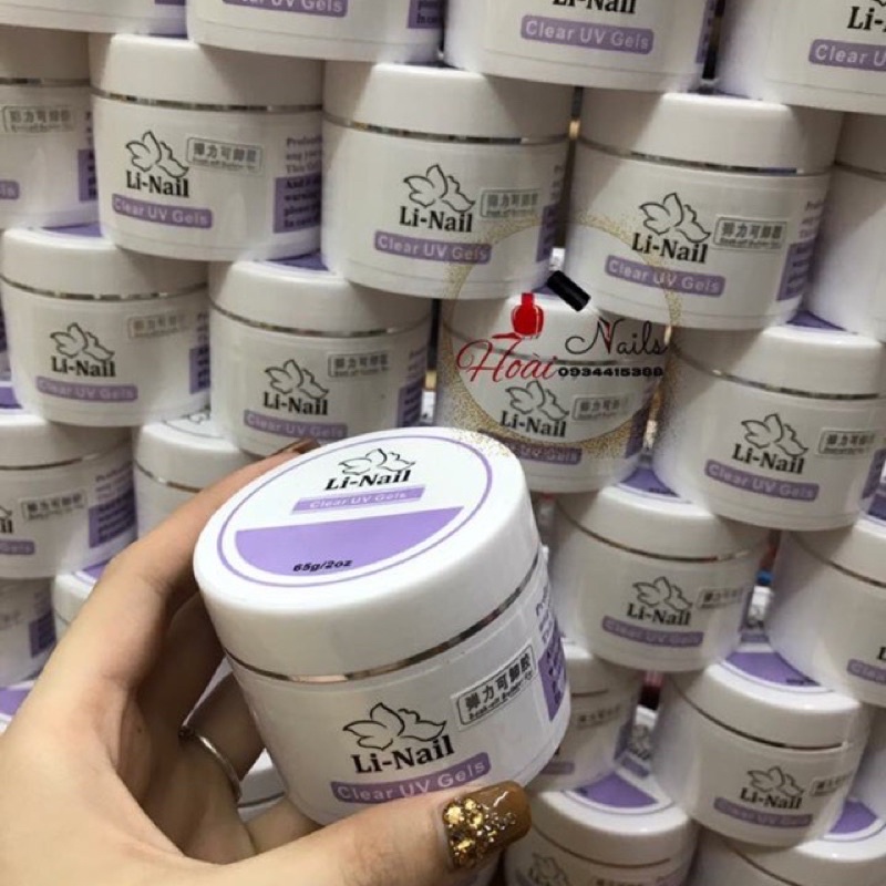 Gel đắp móng li nail không nóng 65gr,gel lạnh li nail 65gr