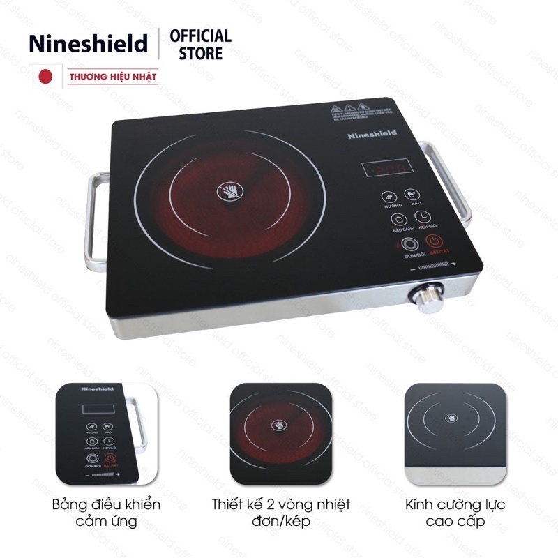 Bếp Hồng Ngoại Nineshield KB-8601 Chính Hãng BẢO HÀNH 12 THÁNG