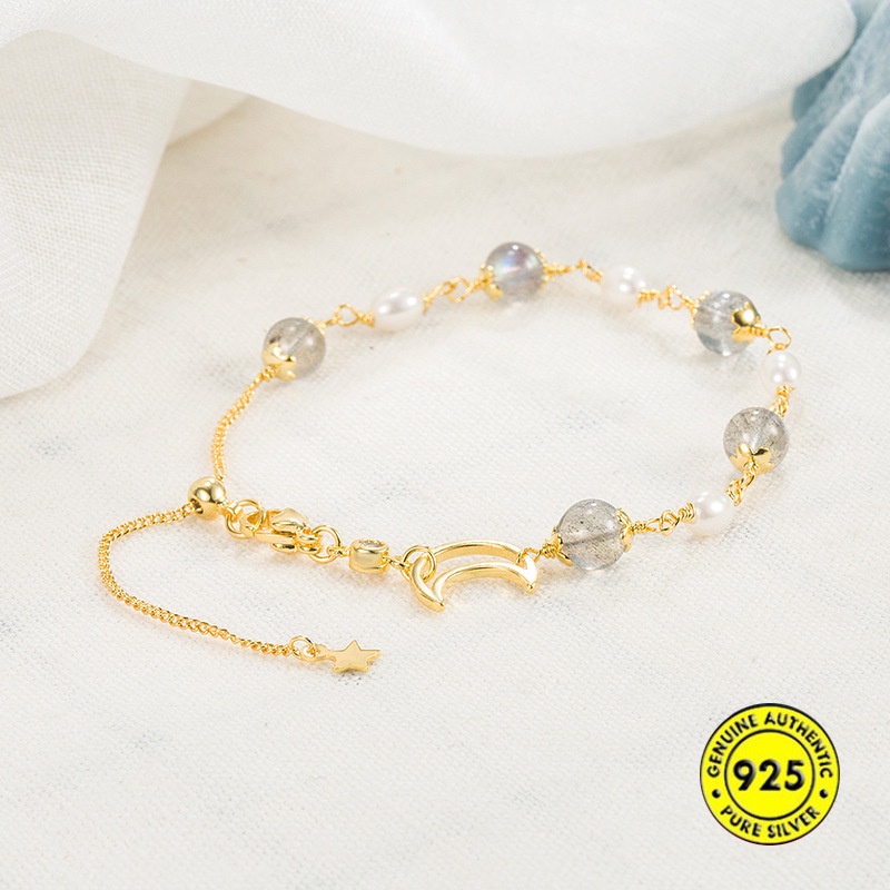 Vòng tay ngọc trai opal 18k cho nữ