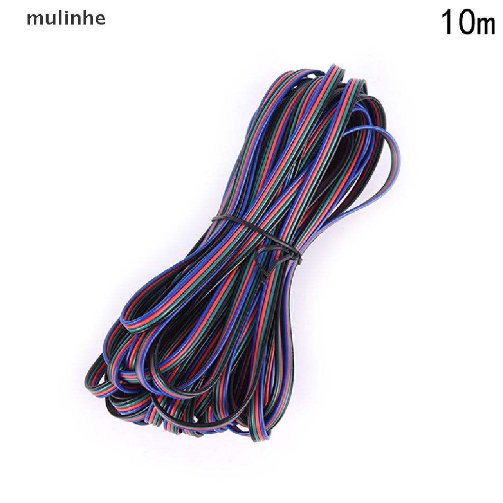 Mulinhe Dây Cáp Nối Dài 5m / 10m 4-pin rgb Cho Đèn led 3528 / 5050 rgb
