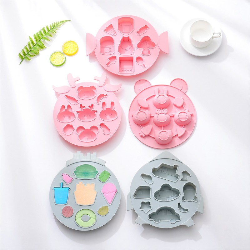 Khuôn Silicone Làm Bánh Waffle / Thạch Tiện Dụng