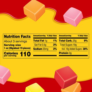 Kẹo Starburst Original Minis Fruit Chews Candy 226.8gr