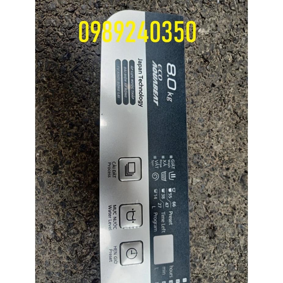 Tem mặt bàn phím máy giặt Panasonic 6 nút phím chính hãng LOẠI TỐT