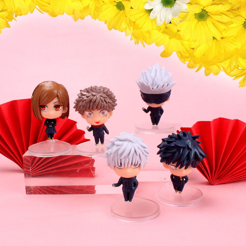 Set 5 Mô Hình Đồ Chơi Nhân Vật Hoạt Hình Jujutsu Kaisen