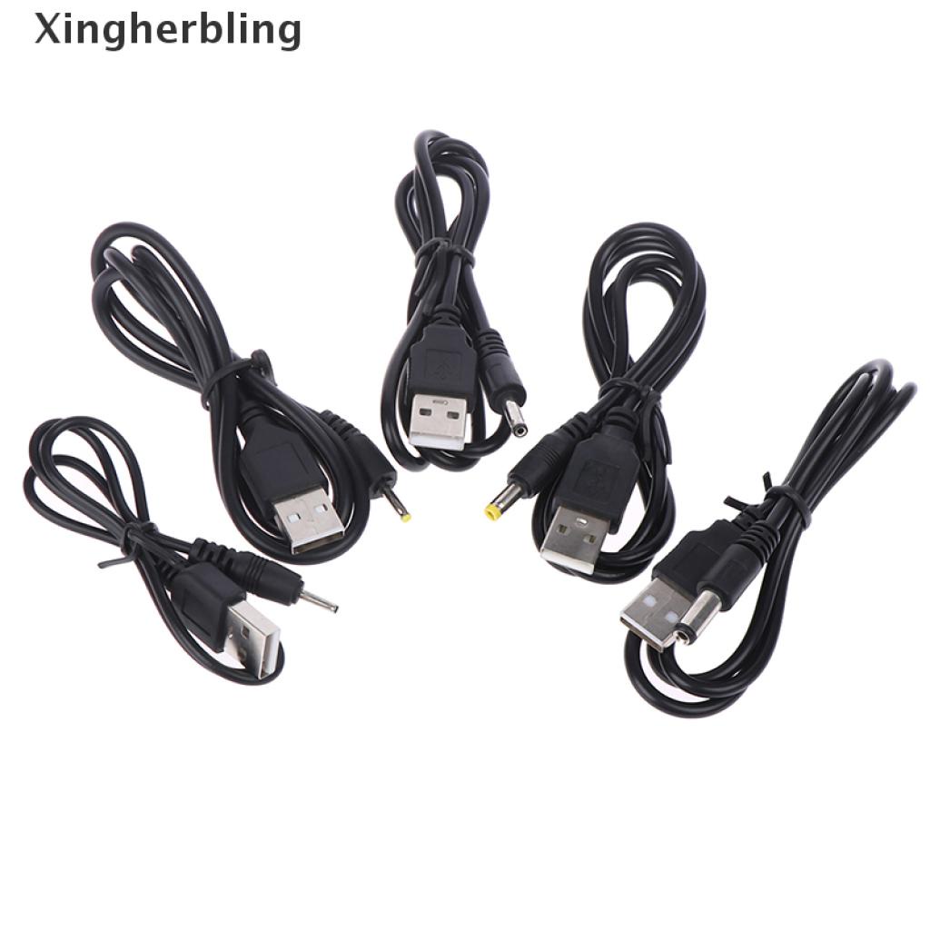 Cáp Chuyển Đổi Usb Sang Dc 5.5mmx2.1 / 2.5x0.7 / 3.0x1.0 / 4.0x1.7 / 3.5x1.35 5v