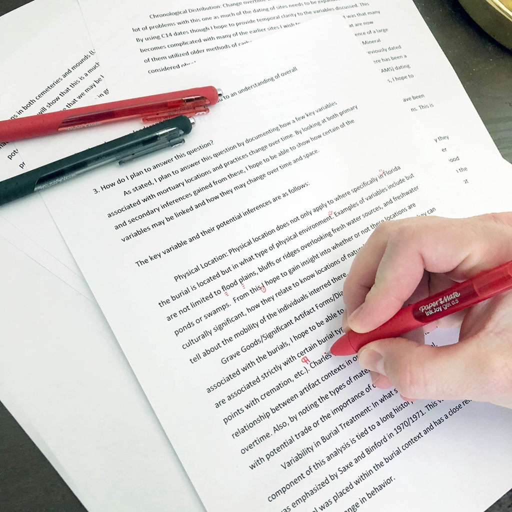 Bút Mực Gel Nhanh Khô Không Trôi Đệm Cao Su Êm Tay Xuất Xứ Từ Mỹ Paper Mate InkJoy Cây Đầu To