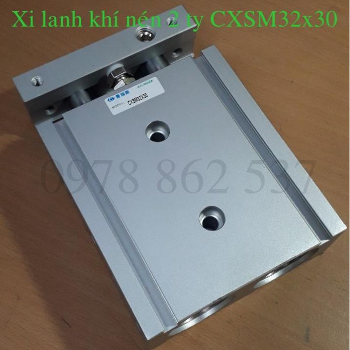 Xi lanh khí nén 2 ty CXSM 32x30