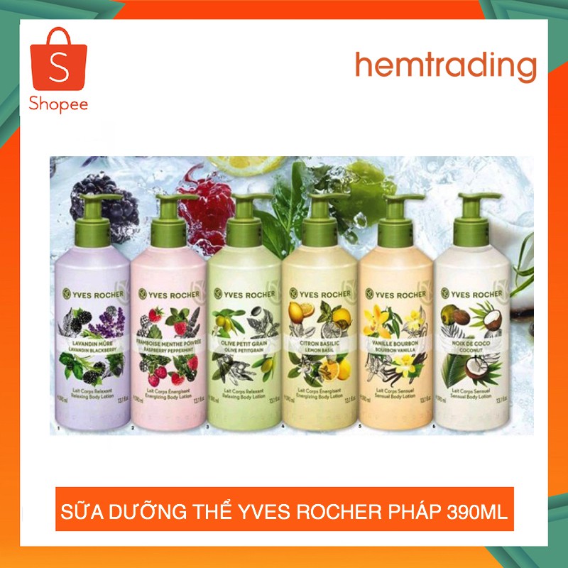 Sữa Dưỡng Thể Yves Rocher Body Lotion 390ml