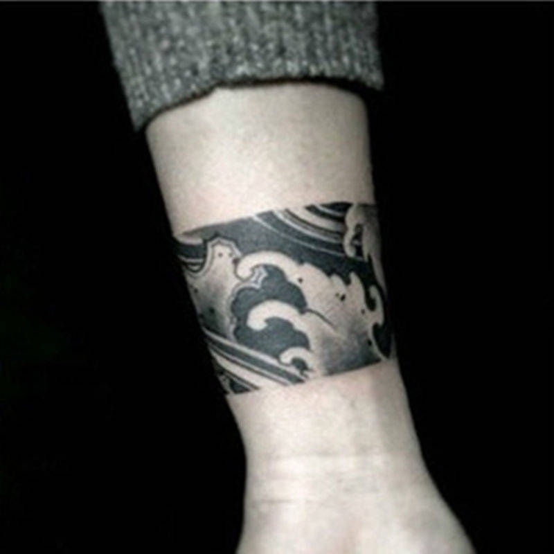 Hình Xăm Dán Trang Trí Cơ Thể Kiểu Vòng 15 Ngày Chống Thấm Nước Lâu Trôi In Họa Tiết Prajna Cho Nam Nữ