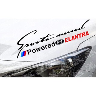 {Giá sập sàn}Decal, tem dán chữ Sport mind trang trí nắp capo xe hơi
