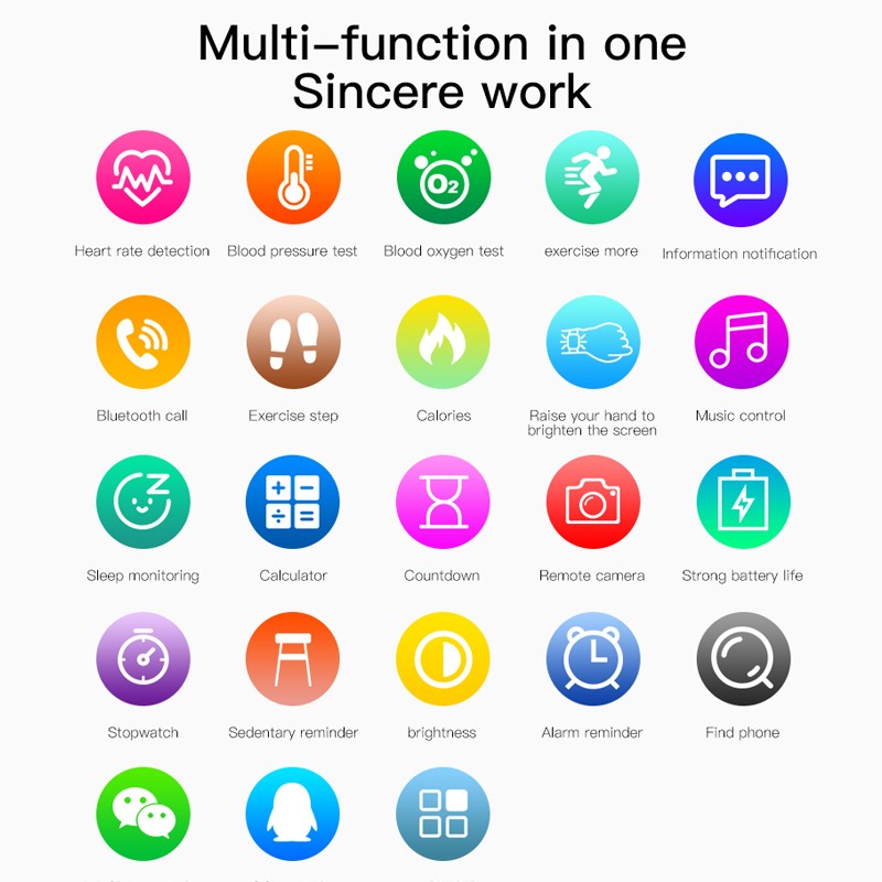 Đồng Hồ Thông Minh Vend C10 Kết Nối Bluetooth Theo Dõi Sức Khỏe Kèm Phụ Kiện