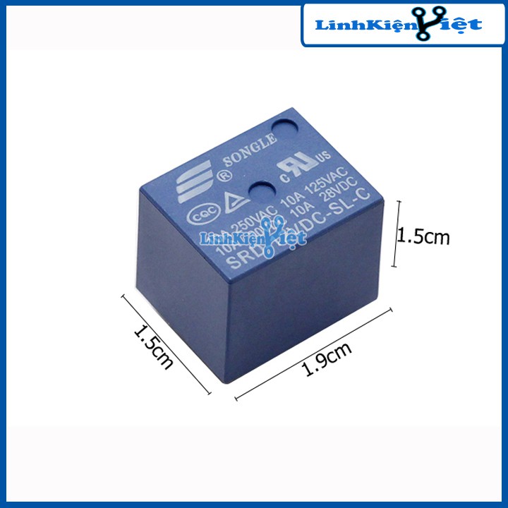 Relay Songle SRD 5P 10A - 1 chiếc