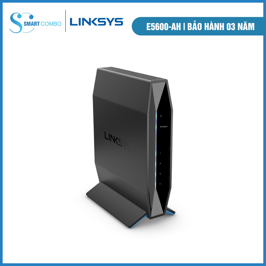 Router WiFi 5 Dual-Band AC1200 Linksys E5600 - Hãng chính hãng