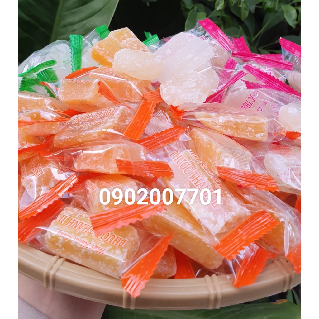 1 Kg Mứt mix Củ Năng + Mứt Bí + Khoai Lang Phước Thành Thơm ngon-bánh mứt tết- đồ ăn vặt-ăn vặt
