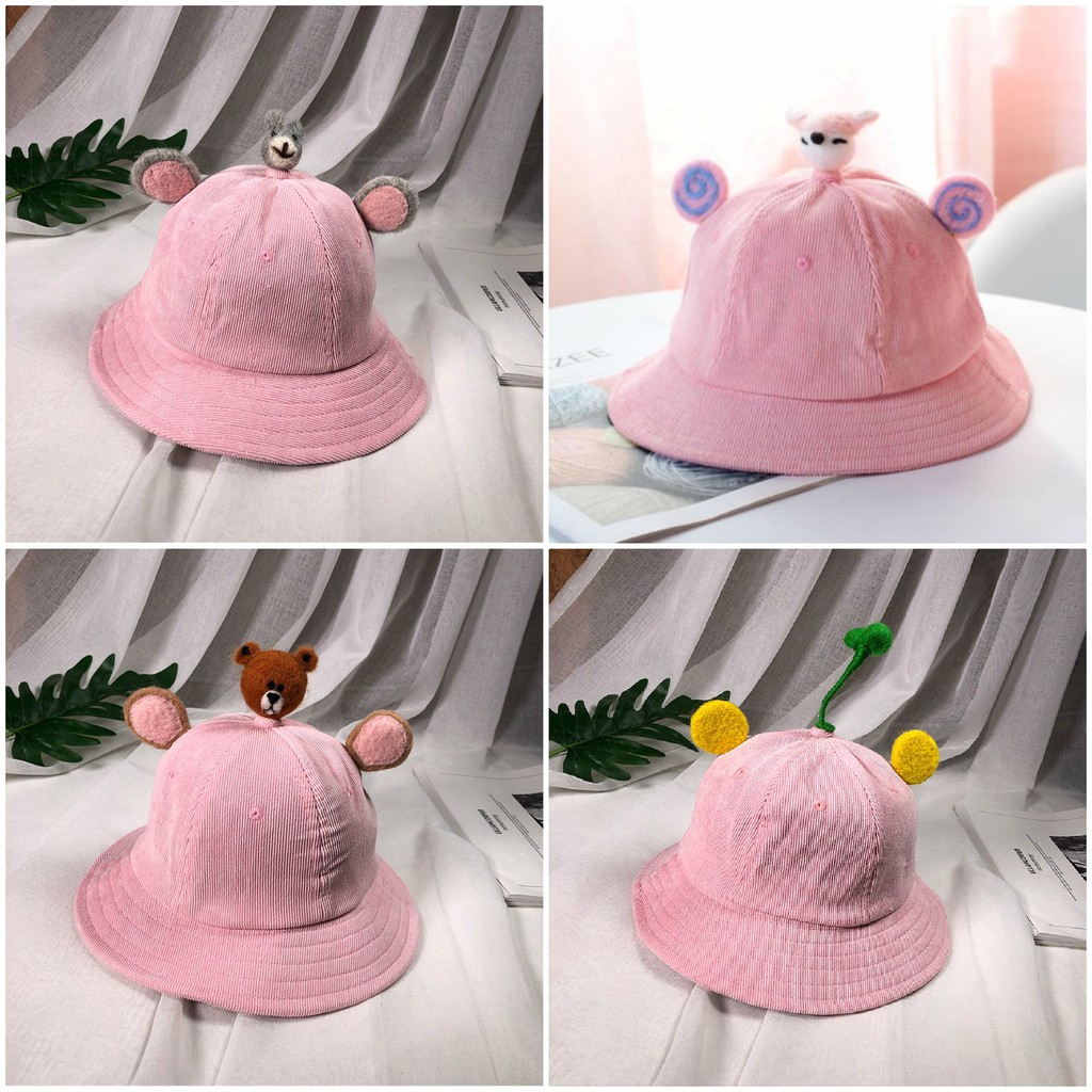 Nón bucket Maruko ulzzang (nhiều kiểu: mầm cây, thỏ,..)