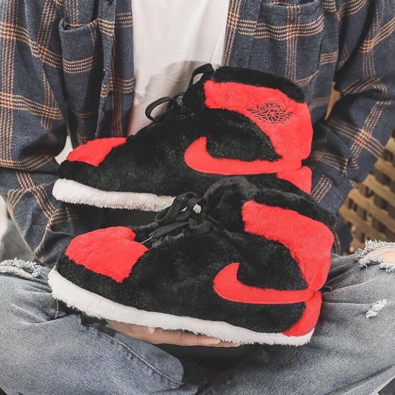 Giày bông mùa đông ĐẾ CAO SU Dép bông đi trong nhà shop vy