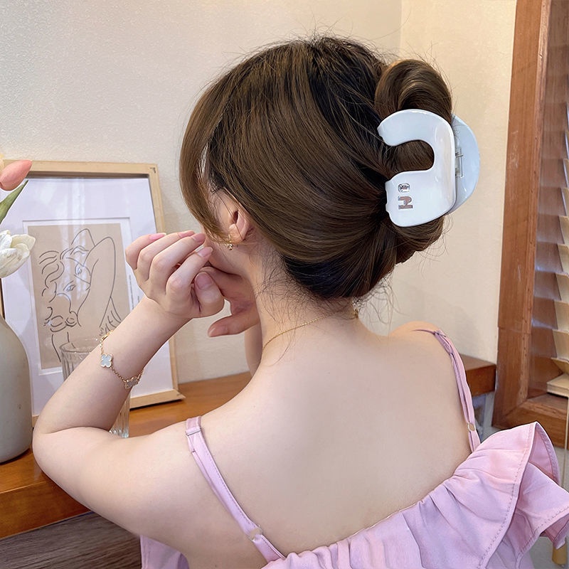 Kẹp Tóc Màu Sắc Cà Phê / Xanh Lá Phong Cách Hàn Quốc Xinh Xắn