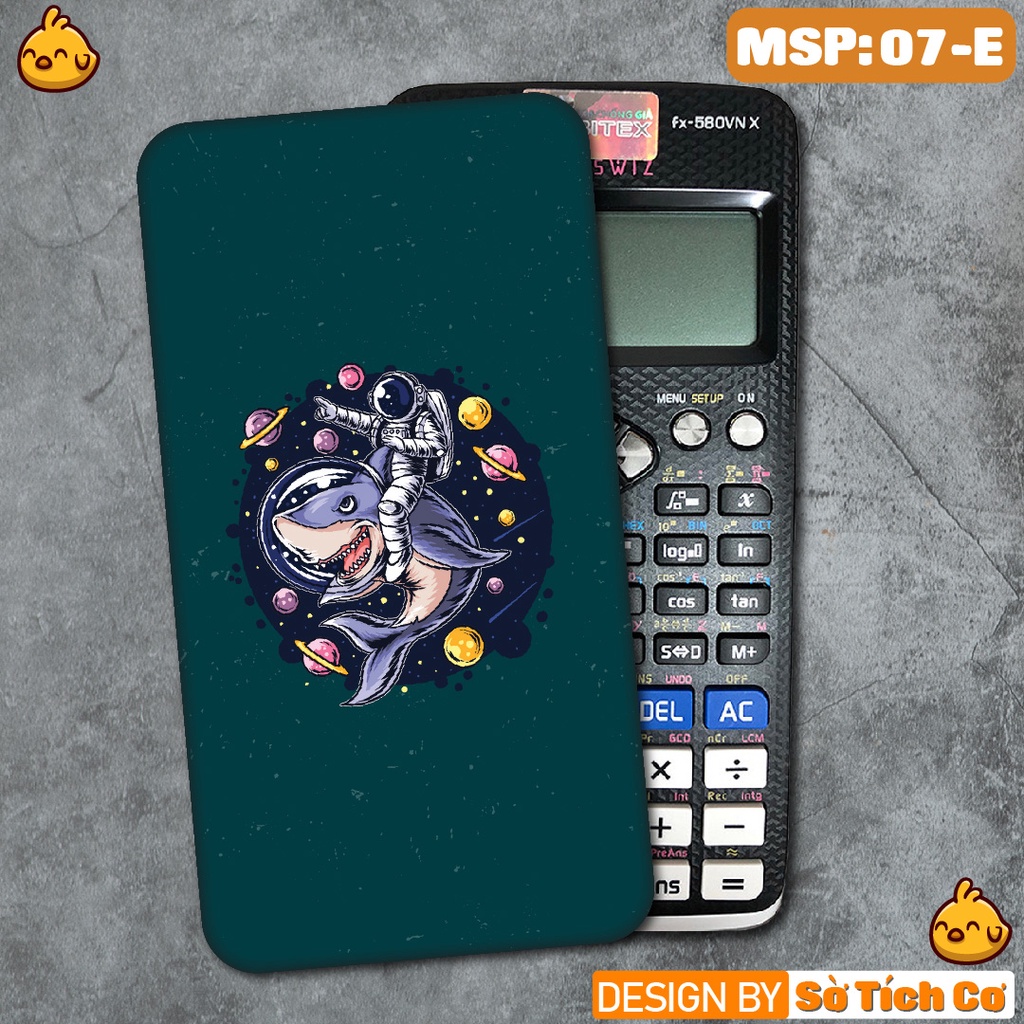 Miếng decal dán máy tính fx-570, fx-580, fx880, Casio, Vinacal,...  Phi Hành Gia 4 MSP: 07
