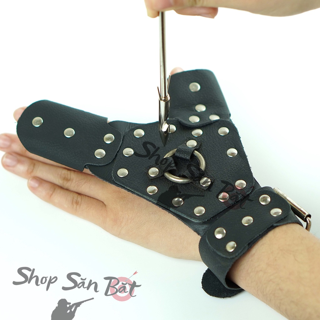 [Siêu Sale] Găng tay bảo vệ khi sử dụng ná thun, ná bắn cá (tay trái và tay phải) + kèm theo găng đeo máy thu cước