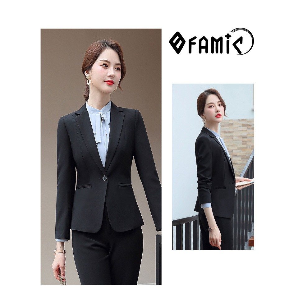 Bộ Vest Nữ ❤️𝑭𝑹𝑬𝑬𝑺𝑯𝑰𝑷❤️ Giảm 5K khi nhập mã [ AO BLASER ] ❤️ Vest Nữ Hàn Quốc Gồm Áo Vest Quần Dài Cá Tính | BigBuy360 - bigbuy360.vn