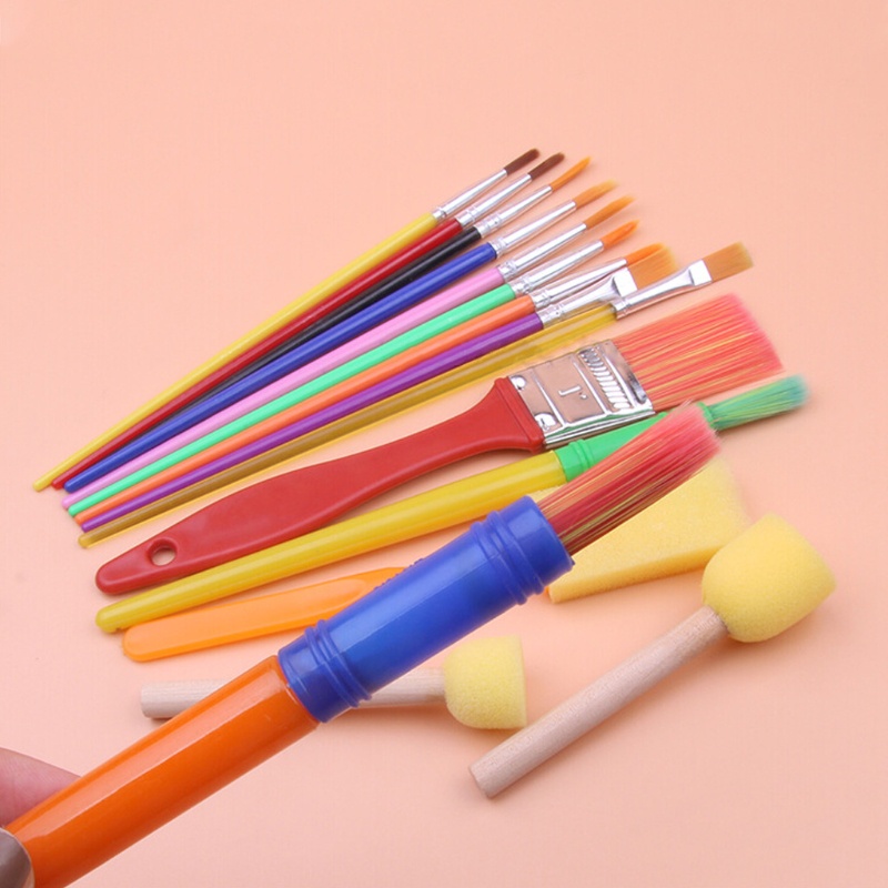 Bộ Cọ Vẽ Tranh Bằng Sợi Nylon Dành Cho Người Mới Bắt Đầu