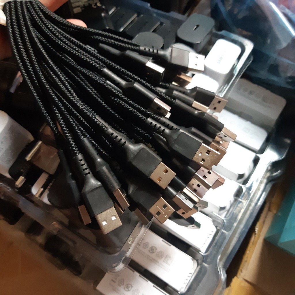 Dây Cáp Sạc Nhanh USB - TYPE C, Chất Liệu Dù, Dài 25cm