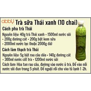 Combo Nấu Trà Thái