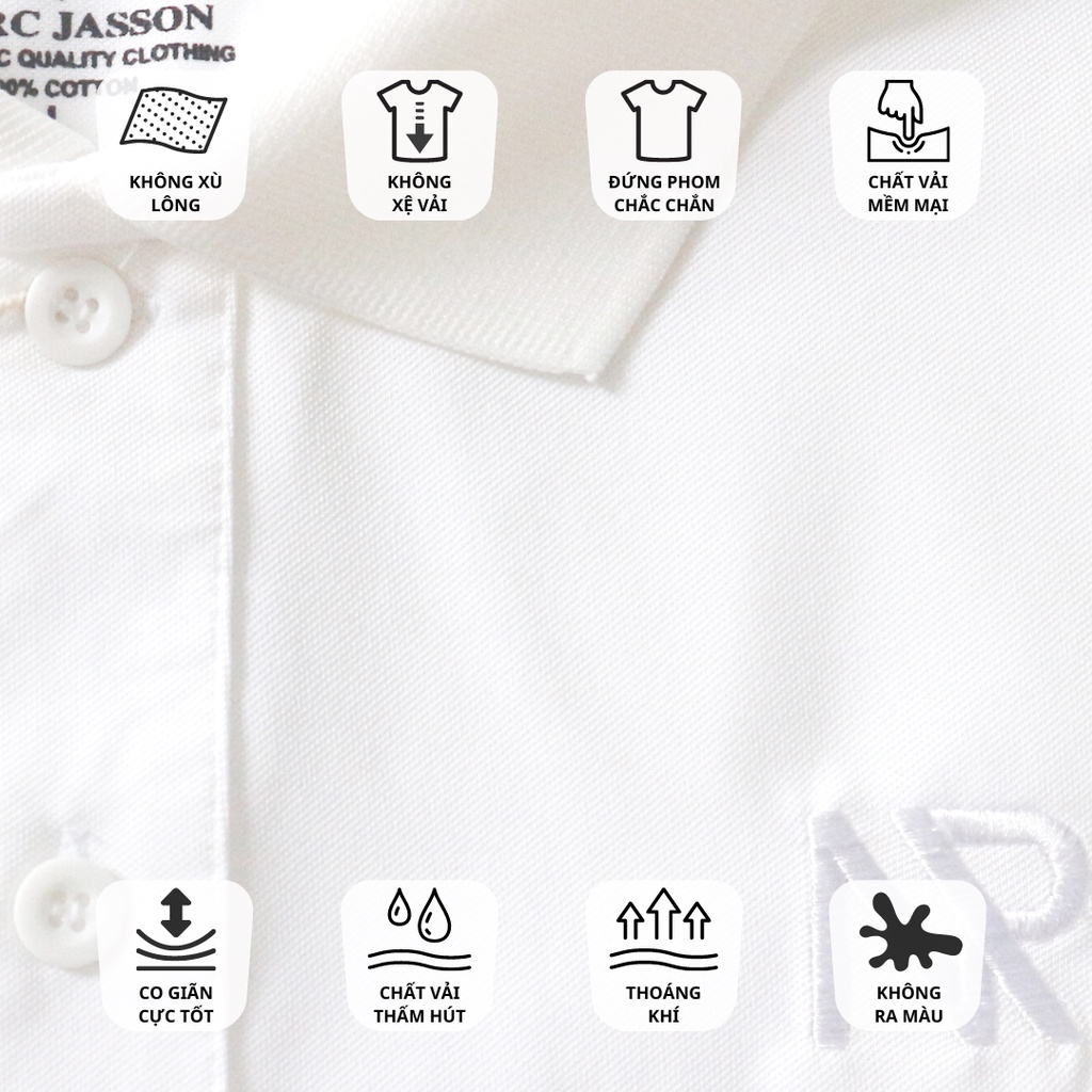 Áo POLO Nam UNIPION phối tay cao cấp vải cá sấu chống nhăn cực sang trọng