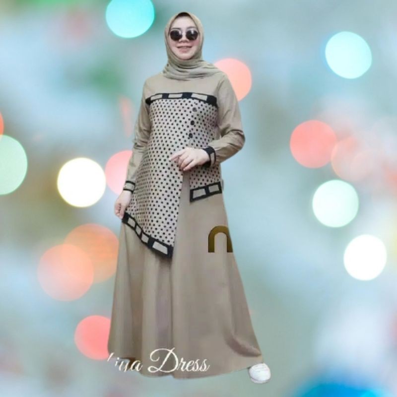 (Hàng Mới Về) Đầm Rabiya Mới Nhất Mã 2021