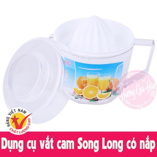 Dụng cụ vắt cam bằng nhựa có nắp song long