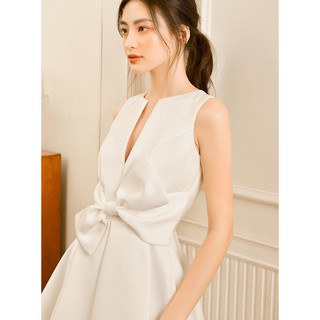 Rập giấy DC039 - Đầm thắt nơ