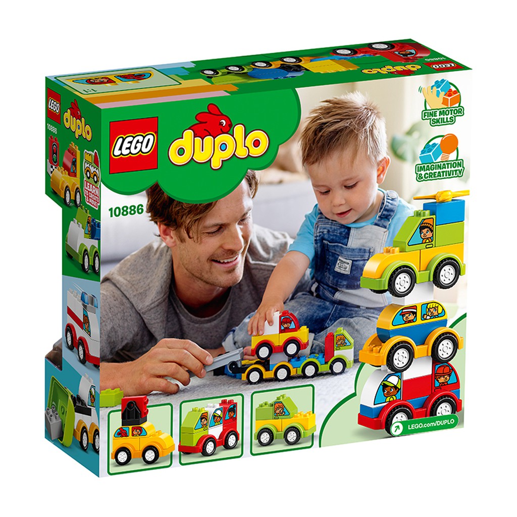 [Mã LIFELG1010 giảm 8% đơn 300K] LEGO DUPLO 10886 Bộ Xe Hơi Đầu Tiên Của Bé ( 34 Chi tiết) Đồ chơi lắp ráp giáo dục