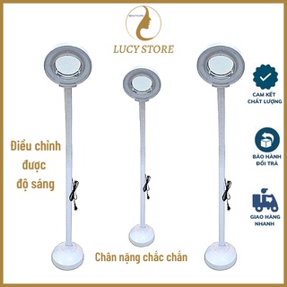 Đèn LED chân nặng 120 bóng siêu sáng, đèn lúp soi da tăng giảm được độ sáng - lucy store thiết bị vật tư spa