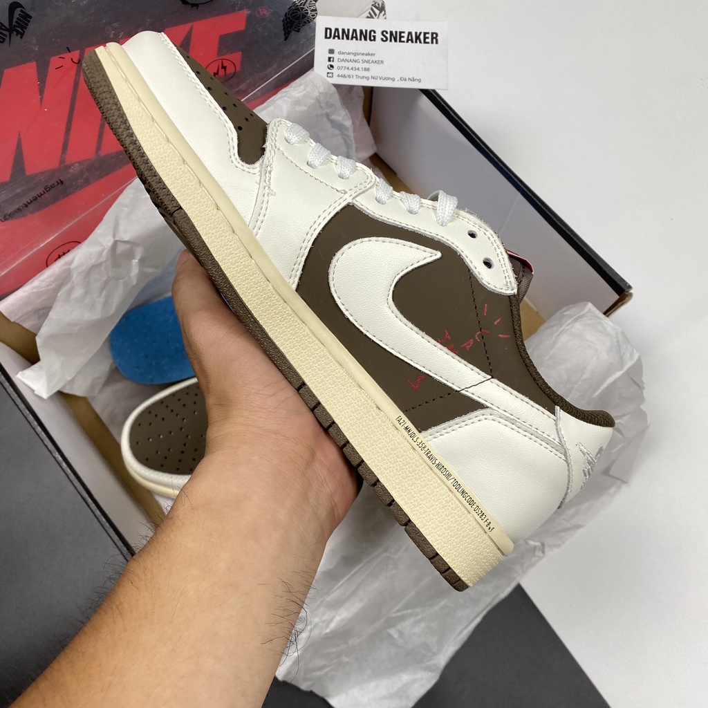 Giày Jordan 1 Low x Travis Scott Reverse Mocha  - GIAY DANANG | High Quality