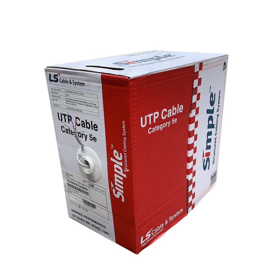 Cáp mạng cat5e UTP LS vina Full VAT