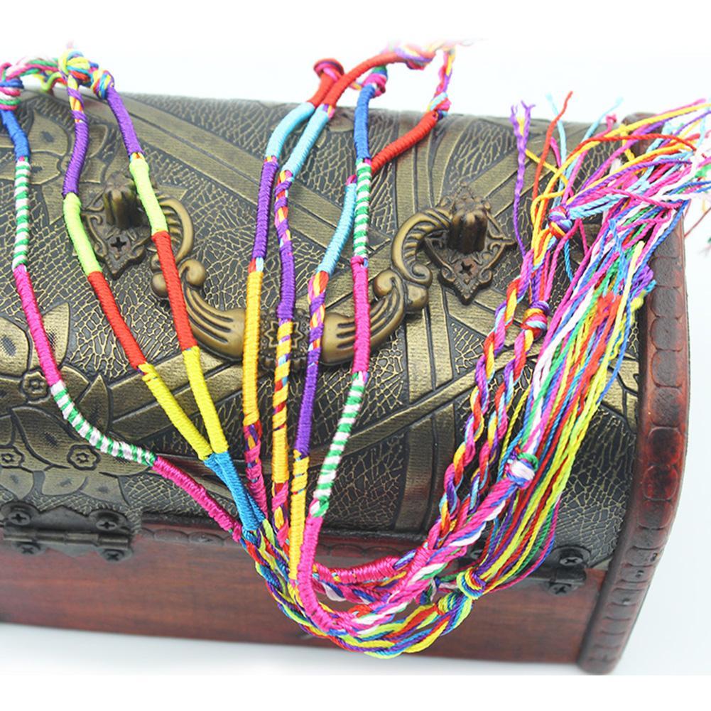 Vòng Tay Thắt Dây Bện Nhiều Màu | BigBuy360 - bigbuy360.vn