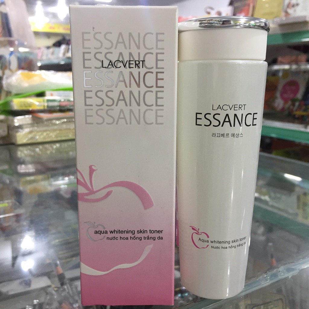 Nước hoa Hồng Dưỡng Trắng da Essance Whitening Aqua Skin 120ml 100% chính hãng