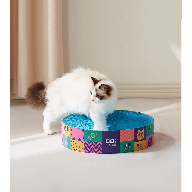 𝗨𝗿𝗯𝗮𝗻_𝗖𝗮𝘁 𝗦𝗰𝗿𝗮𝘁𝗰𝗵_Bàn cào móng tròn cho mèo