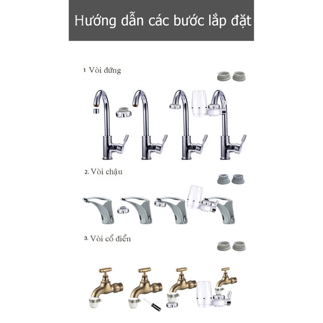 Bộ Lọc Zoosen cao cấp lọc nước trực tiếp tại vòi | BigBuy360 - bigbuy360.vn