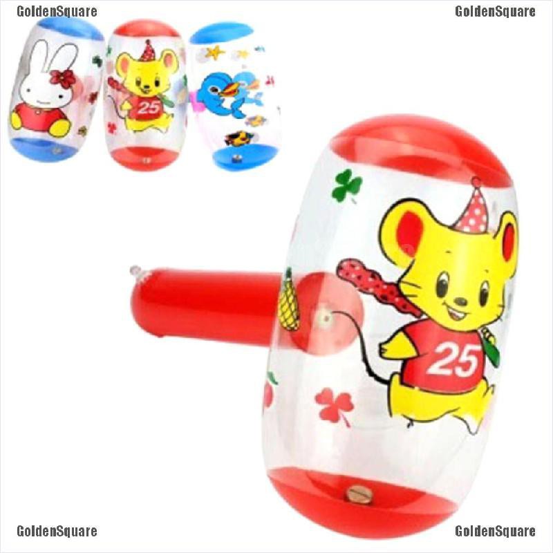 Búa Bơm Hơi Hình Hoạt Hình Có Chuông Cho Bé