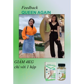 [Chính hãng] THẢO MỘC GIẢM CÂN QUEEN AGAIN 30 NGÀY