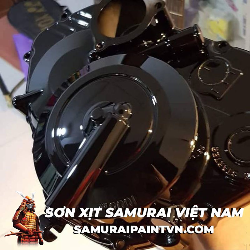Sơn samurai đen bóng 109 cao cấp dành cho xe máy