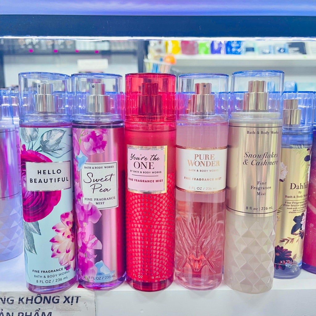 Xịt Thơm Toàn Thân BATH & BODY WORKS Fine Fragrance Mist - 236ml