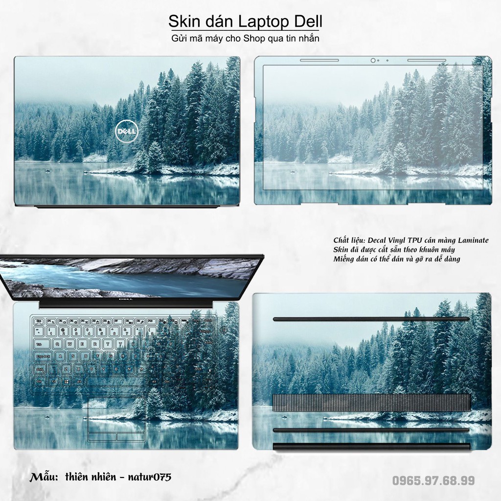Skin dán Laptop Dell in hình thiên nhiên nhiều mẫu 3 (inbox mã máy cho Shop)