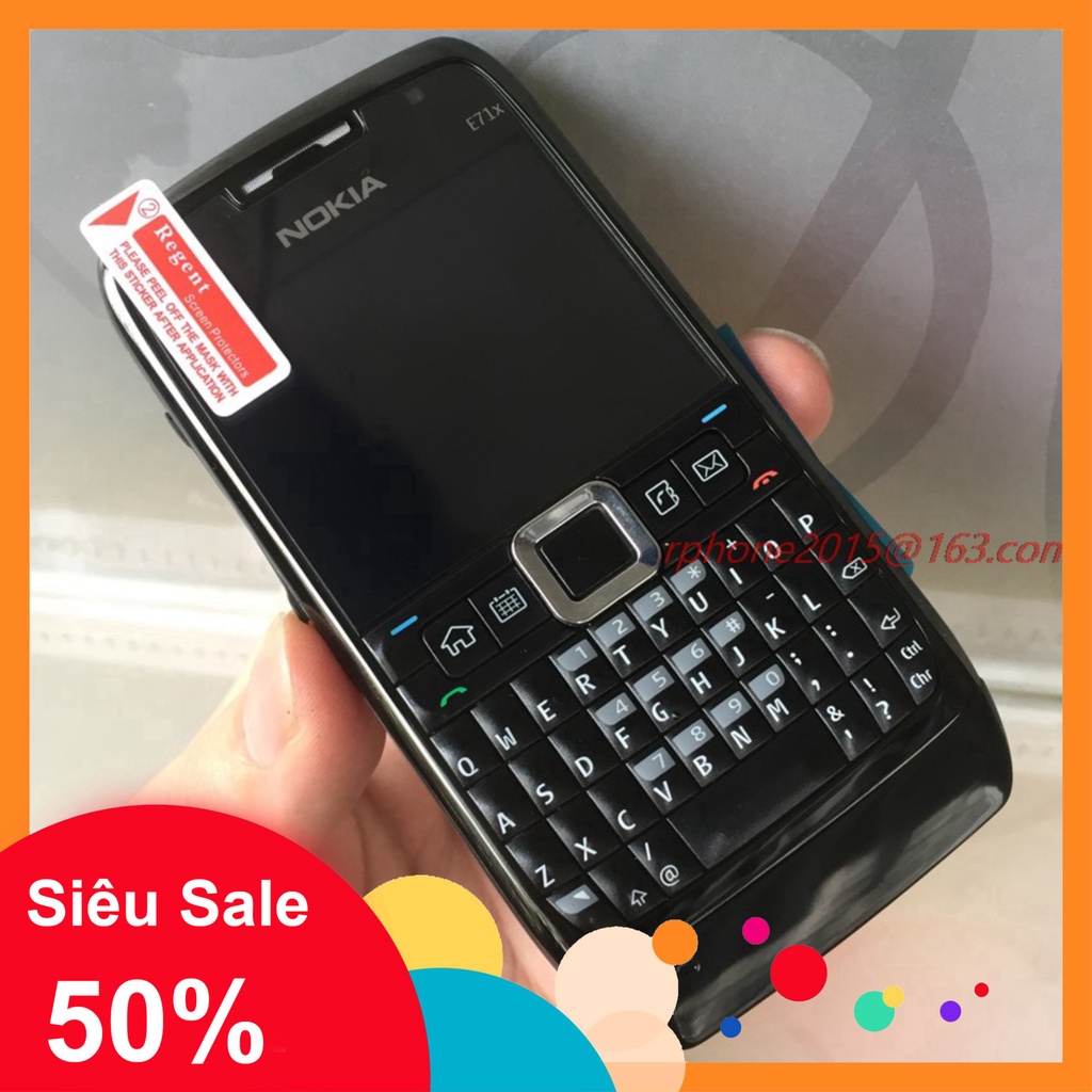 XẢ TUNG NÓC Điện Thoại NOKIA E71 hàng hiệu bh 12 Tháng Có iMEI Zin Pin Sài Lâu XẢ TUNG NÓC