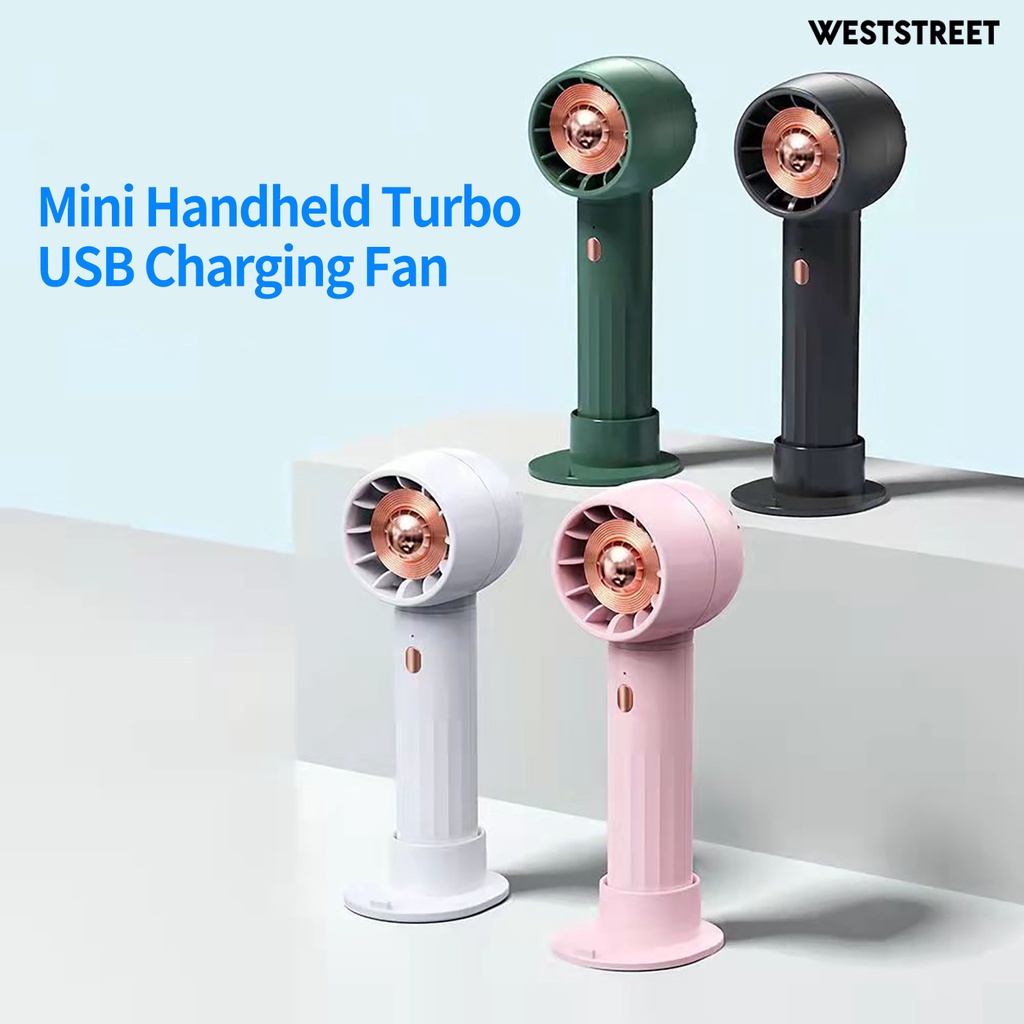 Quạt Làm Mát Không Cánh Mini Cầm Tay Không Cánh Quạt Sạc USB Không Gây Tiếng Ồn Cho Đi Du Lịch