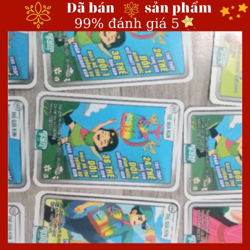 [Có Sẵn] Combo 5 - 10 thẻ quà Kun (dùng để đổi Balo chống gù phản quang hoặc bình nước Kun)