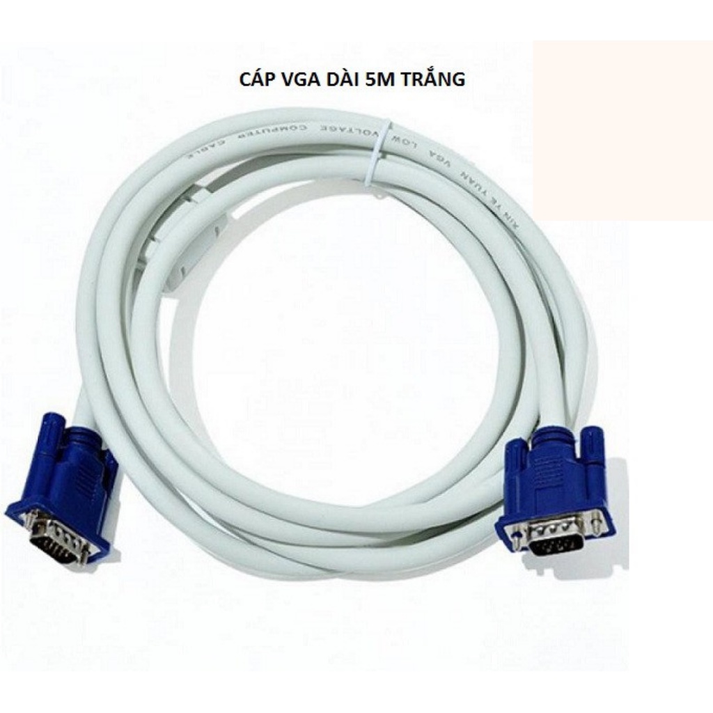 Dây VGA lõi đồng 1.5m 3m 5m 10m hàng chuẩn 3+6 chất lượng cao cáp 2 đầu VGA đực xịn tốt chống nhiễu