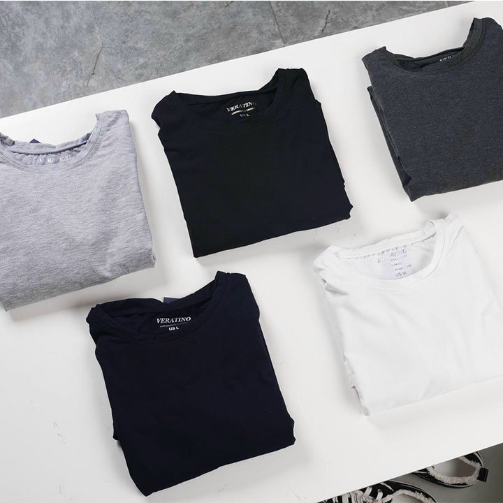 Áo thun áo phông nam thu đông dài tay không cổ, chất co giãn nhẹ | BigBuy360 - bigbuy360.vn